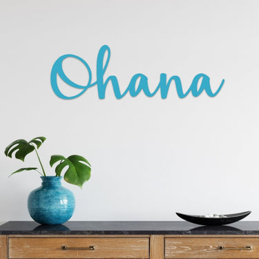 Ohana Sign Metal Word - Simply Royal Design